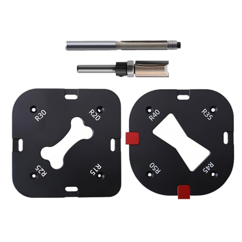 JIEBWCHA Holzbearbeitung rundes Eckradius -Vorlagen, Radius -Jig -Router -Vorlagen - Aluminiumlegierung Hilfsmittel | Schnelle Jig -Router -Bitvorlagen zum Profilieren von Abgrabungen des Abkämmens JIEBWCHA Holzbearbeitung rundes Eckradius -Vorlagen, Radius -Jig -Router -Vorlagen - Aluminiumlegierung Hilfsmittel | Schnelle Jig -Router -Bitvorlagen zum Profilieren von Abgrabungen des Abkämmens von JIEBWCHA