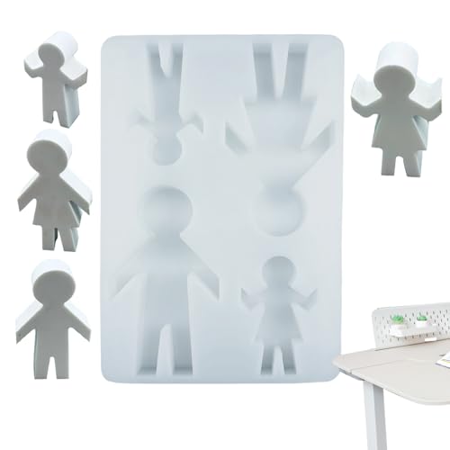 JIEBWCHA Silikonformen Gießformen 22x14x2,2cm Familien-Silikonform Familie 4 Figuren Weihnachten Epoxidharz Gießformen Für Schreibtisch-Ornamente, Heimdekoration Und Geschenke JIEBWCHA Silikonformen Gießformen 22x14x2,2cm Familien-Silikonform Familie 4 Figuren Weihnachten Epoxidharz Gießformen Für Schreibtisch-Ornamente, Heimdekoration Und Geschenke von JIEBWCHA