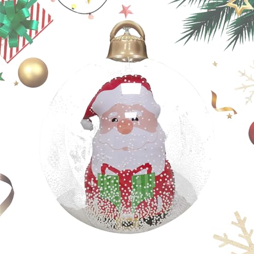 JIEBWCHA Weihnachtsballons Aufblasbar | Große Weihnachtsdekoration Kugeln Für Draußen | Wasserdichte Festliche Deko Für Feiern Garten Rasen Indoor Outdoor Im Freien JIEBWCHA Weihnachtsballons Aufblasbar | Große Weihnachtsdekoration Kugeln Für Draußen | Wasserdichte Festliche Deko Für Feiern Garten Rasen Indoor Outdoor Im Freien von JIEBWCHA