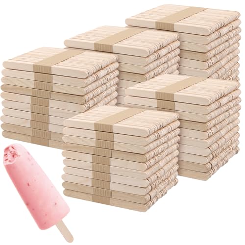 JIEHIN 1000 Stück Eisstäbchen, 114 x 9 x 2 mm Holz Eisstiele, Holzstiele Holzspatel aus Birke, Bastelstäbchen Holzeisstiele, Holzstäbchen zum Basteln, DIY Handwerk JIEHIN 1000 Stück Eisstäbchen, 114 x 9 x 2 mm Holz Eisstiele, Holzstiele Holzspatel aus Birke, Bastelstäbchen Holzeisstiele, Holzstäbchen zum Basteln, DIY Handwerk von JIEHIN