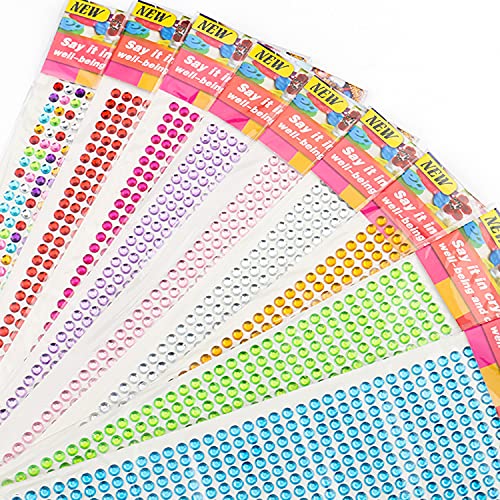 4536stück Glitzersteine Schmucksteine Strasssteine Rhinestone Sticker Selbstklebend Strass Aufkleber Kristall Diamant Aufkleber Runde Kristall Edelsteine Set 4536stück Glitzersteine Schmucksteine Strasssteine Rhinestone Sticker Selbstklebend Strass Aufkleber Kristall Diamant Aufkleber Runde Kristall Edelsteine Set von JIELUO