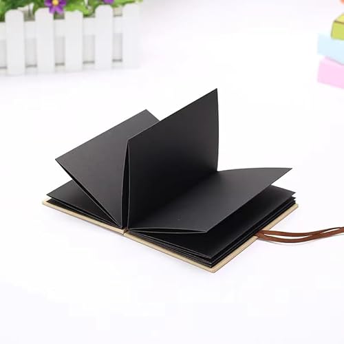 Folding Page Photo Album. A4 Paste Style Photo Album, Handmade DIY Photo Album (8.3 * 11 inches, Black Inner Page) von JIEOU