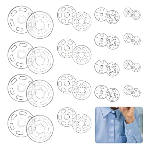 JIEYAO 100 Paare Druckknöpfe zum Annähen, Transparent Kunststoff Knopf Weiß Unsichtbare Druckknöpfe Hemdknöpfe Nähzubehör für DIY Kleidung Knöpfe Hemden Nähen Knöpfe 7 mm 10 mm 15 mm 21 mm JIEYAO 100 Paare Druckknöpfe zum Annähen, Transparent Kunststoff Knopf Weiß Unsichtbare Druckknöpfe Hemdknöpfe Nähzubehör für DIY Kleidung Knöpfe Hemden Nähen Knöpfe 7 mm 10 mm 15 mm 21 mm von JIEYAO