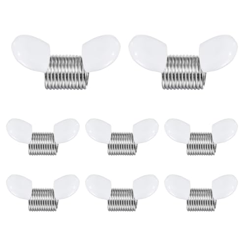 JIEYAO Perlenstopper zur Schmuckherstellung, Federperlenklemmen mit weißen Griffen, weiche flexible Perlenstopper, kreative Perlendraht-Enden, um zu verhindern, dass Perlen herunterfallen JIEYAO Perlenstopper zur Schmuckherstellung, Federperlenklemmen mit weißen Griffen, weiche flexible Perlenstopper, kreative Perlendraht-Enden, um zu verhindern, dass Perlen herunterfallen von JIEYAO