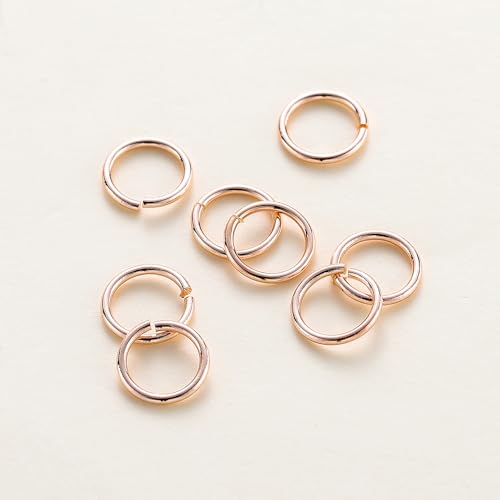 JIEYUZYUO 50–200 Stück 14-/18-Karätig Vergoldete Messing-Biegeringe, Verbindungsstücke Für Schmuckzubehör, Schmuckzubehör, Zubehör/Rose D/0.9 * 8Mm 100Pcs JIEYUZYUO 50–200 Stück 14-/18-Karätig Vergoldete Messing-Biegeringe, Verbindungsstücke Für Schmuckzubehör, Schmuckzubehör, Zubehör/Rose D/0.9 * 8Mm 100Pcs von JIEYUZYUO
