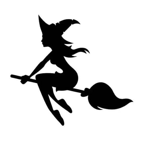JIFENLI 15Cm Cartoon Hexe Silhouette Aufkleber Für Auto Aufkleber Außenteile Sonnenschutz Und Wasserdicht Stilvoll, Produkte Dekoration Pvc JIFENLI 15Cm Cartoon Hexe Silhouette Aufkleber Für Auto Aufkleber Außenteile Sonnenschutz Und Wasserdicht Stilvoll, Produkte Dekoration Pvc von JIFENLI