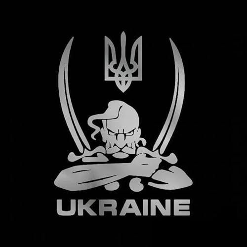 JIFENLI 15Cm Coole Ukraine Klebende Aufkleber Auf Autoprodukten Pvc Außenteile Dekoration Zubehör Sonnencreme Und Wasserdichte Aufkleber von JIFENLI