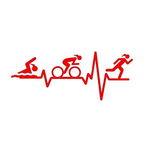JIFENLI 15Cm Lheart Beat Line Triathlon Schwimmen Mädchen Läufer Fahrrad Auto Produkte Sonnenschutz Und Wasserdichte Motorrad Aufkleber Pvc Aufkleber JIFENLI 15Cm Lheart Beat Line Triathlon Schwimmen Mädchen Läufer Fahrrad Auto Produkte Sonnenschutz Und Wasserdichte Motorrad Aufkleber Pvc Aufkleber von JIFENLI
