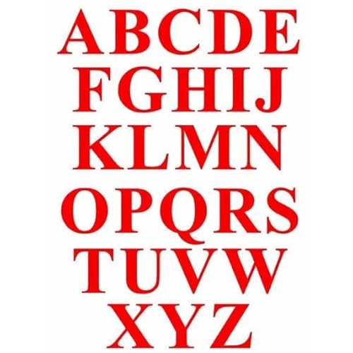 JIFENLI Auto Aufkleber Alphabet A Bis Z Muster Aufkleber Zubehör Heckscheibe Aufkleber Auf Motorrad Abdeckung Kratzer Produkte Pvc Stilvoll, von JIFENLI