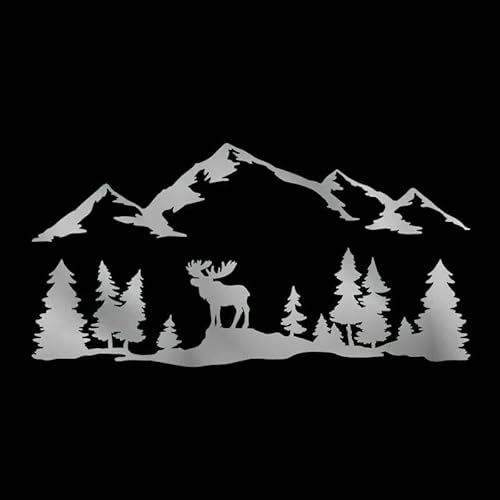 JIFENLI Auto Aufkleber Camping Offroad Baum Hirsch Wald Produkte Niedlich, Auto Aufkleber Zubehör Aufkleber Persönlichkeit, Stilvoll, Pvc Körper JIFENLI Auto Aufkleber Camping Offroad Baum Hirsch Wald Produkte Niedlich, Auto Aufkleber Zubehör Aufkleber Persönlichkeit, Stilvoll, Pvc Körper von JIFENLI