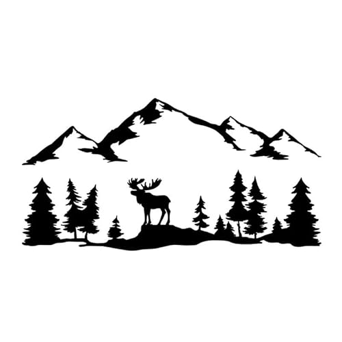 JIFENLI Auto Aufkleber Camping Offroad Baum Hirsch Wald Produkte Niedlich, Auto Aufkleber Zubehör Aufkleber Persönlichkeit, Stilvoll, Pvc Körper JIFENLI Auto Aufkleber Camping Offroad Baum Hirsch Wald Produkte Niedlich, Auto Aufkleber Zubehör Aufkleber Persönlichkeit, Stilvoll, Pvc Körper von JIFENLI