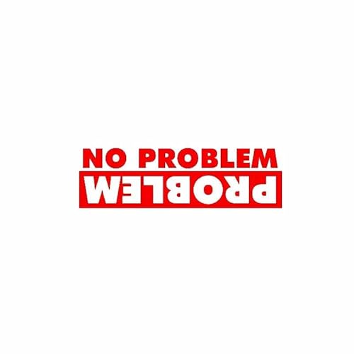 JIFENLI Auto Aufkleber Kein Problem Sonnenschutz Und Wasserdicht Motorrad Aufkleber Außenteile Produkte Aufkleber Wohnwagen Zubehör Pvc Niedlich, JIFENLI Auto Aufkleber Kein Problem Sonnenschutz Und Wasserdicht Motorrad Aufkleber Außenteile Produkte Aufkleber Wohnwagen Zubehör Pvc Niedlich, von JIFENLI
