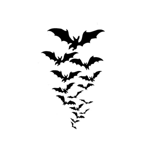 JIFENLI Autoaufkleber 11,6 * 18,2 coolste Halloween Fledermaus Vinyl Dekor Auto Aufkleber personalisierte Silhouette von JIFENLI