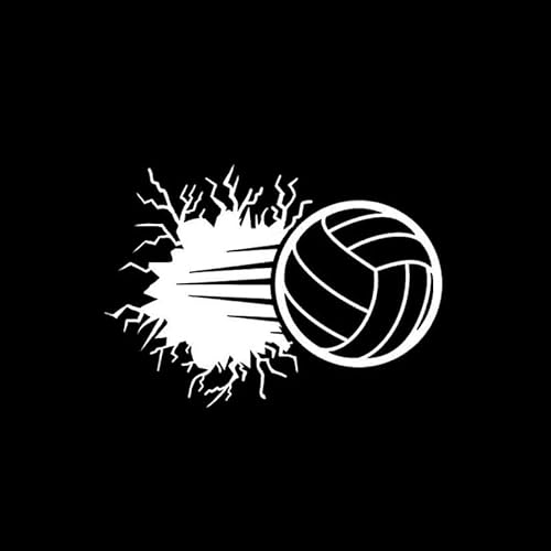 JIFENLI Autoaufkleber 13,5 * 9,8 CM Interessante Coolste Volleyball Dekor Auto Aufkleber Vinyl Zubehör von JIFENLI