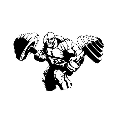 JIFENLI Autoaufkleber 15,2 * 9,9 CM Kreatives Bodybuilding Muskelsport Dekor Auto Aufkleber Vinyl Silhouette Hochwertiges Zubehör JIFENLI Autoaufkleber 15,2 * 9,9 CM Kreatives Bodybuilding Muskelsport Dekor Auto Aufkleber Vinyl Silhouette Hochwertiges Zubehör von JIFENLI