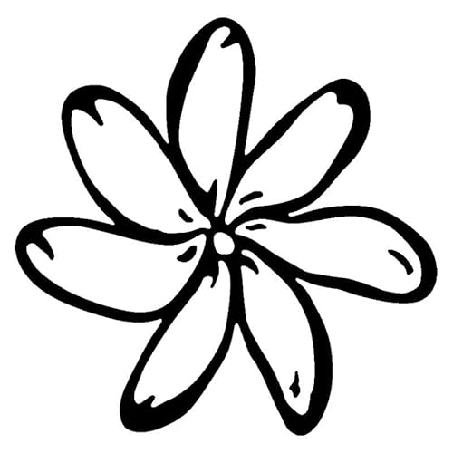 JIFENLI Autoaufkleber 15 cm * 14,9 cm Tiare Blume Mode Vinyl Auto-Styling Auto Aufkleber Schwarz/Silber JIFENLI Autoaufkleber 15 cm * 14,9 cm Tiare Blume Mode Vinyl Auto-Styling Auto Aufkleber Schwarz/Silber von JIFENLI