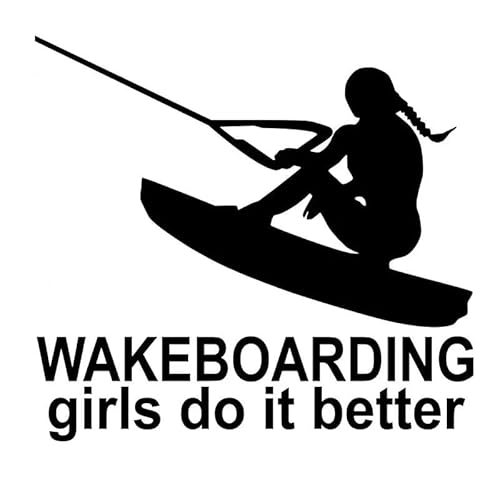 JIFENLI Autoaufkleber 16,5 cm * 15,2 cm Wakeboard-Mädchen machen es besser Küken Stylings Lustiges Mädchen Bootfahren Vinyl Aufkleber Auto Aufkleber Schwarz Splitter JIFENLI Autoaufkleber 16,5 cm * 15,2 cm Wakeboard-Mädchen machen es besser Küken Stylings Lustiges Mädchen Bootfahren Vinyl Aufkleber Auto Aufkleber Schwarz Splitter von JIFENLI