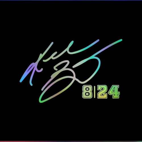JIFENLI Car Stickers Kobe Signature 8 And 24 Sticker Accessories Pvc Cute, Decals Exterior Parts Products Personality, Vehicle Supplies JIFENLI Car Stickers Kobe Signature 8 And 24 Sticker Accessories Pvc Cute, Decals Exterior Parts Products Personality, Vehicle Supplies von JIFENLI