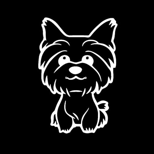 JIFENLI Yorkie Yorkshire Terrier Doggy Aufkleber Auf Motorrad Aufkleber Für Autoprodukte Niedliche Außenteile Zubehör Dekoration Pvc, JIFENLI Yorkie Yorkshire Terrier Doggy Aufkleber Auf Motorrad Aufkleber Für Autoprodukte Niedliche Außenteile Zubehör Dekoration Pvc, von JIFENLI