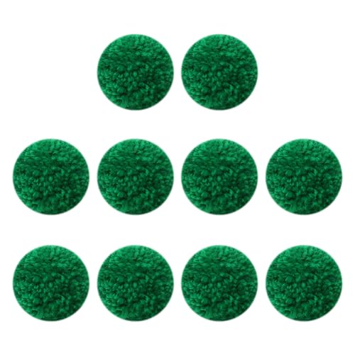 10 Stück 5 cm große Garn-Pompons, flauschige Pompons, weich, flauschig, dekorative Pompons, kreative Kunst, Pompons, Grün 10 Stück 5 cm große Garn-Pompons, flauschige Pompons, weich, flauschig, dekorative Pompons, kreative Kunst, Pompons, Grün von JIHUOO
