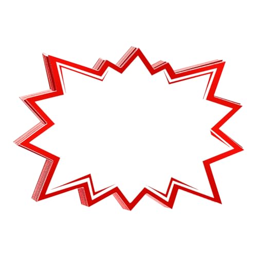 20 Stück große Blanko-Schilder mit Sternenmotiv, für Einzelhandelspreise, Papierschilder, Verkaufsschilder, Garagenverkauf, Preisetiketten 20 Stück große Blanko-Schilder mit Sternenmotiv, für Einzelhandelspreise, Papierschilder, Verkaufsschilder, Garagenverkauf, Preisetiketten von JIHUOO