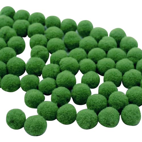 JIHUOO 200 Stück 2 cm rot-grüne Pompom-Bälle, flauschige Bälle, weiche Puffbälle, niedliche Weihnachts-Pompons, Basteln, Basteln, Basteln, Pompons, Kunst, kreative Pompons, Grün JIHUOO 200 Stück 2 cm rot-grüne Pompom-Bälle, flauschige Bälle, weiche Puffbälle, niedliche Weihnachts-Pompons, Basteln, Basteln, Basteln, Pompons, Kunst, kreative Pompons, Grün von JIHUOO