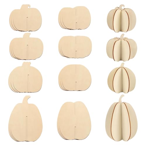 36 Stück blanko Holzkürbis-Ausschnitte, Kürbisform, Basteln, Holzschild, Holzkürbisformen, Tischdekoration, DIY, Holzkürbis-Ornamente, Herbstmalerei, Handwerk 36 Stück blanko Holzkürbis-Ausschnitte, Kürbisform, Basteln, Holzschild, Holzkürbisformen, Tischdekoration, DIY, Holzkürbis-Ornamente, Herbstmalerei, Handwerk von JIHUOO