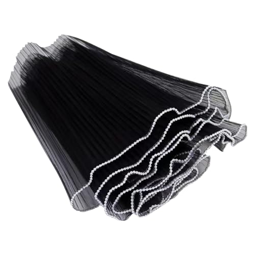 4,37 Meter Blumenbouquet-Geschenkpapier, gewellt, Blumenverpackungspapier, Blumenstrauß, Verpackungsmaterialien für Weihnachten, Hochzeit, Schwarz 4,37 Meter Blumenbouquet-Geschenkpapier, gewellt, Blumenverpackungspapier, Blumenstrauß, Verpackungsmaterialien für Weihnachten, Hochzeit, Schwarz von JIHUOO