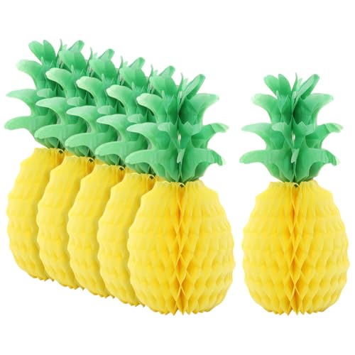 6 Stück 36 cm Ananas Tischaufsätze Papier Ananas hängende Dekorationen Sommer Luau Party Ananas Dekor Tropische Früchte Party Dekorationen Hawaii Dschungel Party Supplies 6 Stück 36 cm Ananas Tischaufsätze Papier Ananas hängende Dekorationen Sommer Luau Party Ananas Dekor Tropische Früchte Party Dekorationen Hawaii Dschungel Party Supplies von JIHUOO