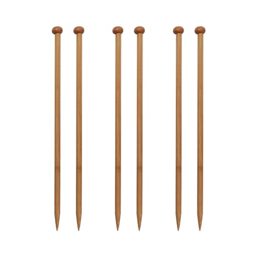 6 Stück Holz-Stricknadeln, Einzelpunkt-Stricknadeln, Holz, gerade Stricknadeln, dicke Stricknadeln, Häkelzubehör für Anfänger, handgefertigt, 8 mm 6 Stück Holz-Stricknadeln, Einzelpunkt-Stricknadeln, Holz, gerade Stricknadeln, dicke Stricknadeln, Häkelzubehör für Anfänger, handgefertigt, 8 mm von JIHUOO