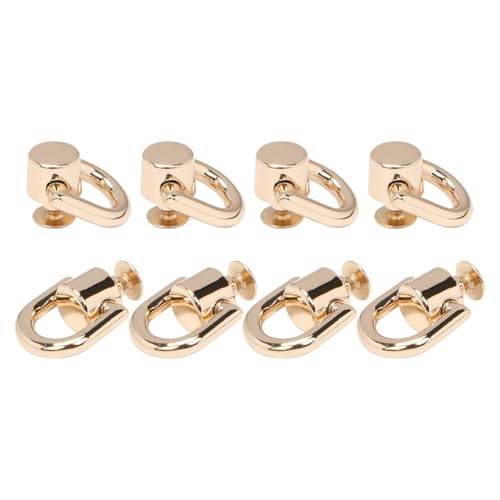 D-Ringe für Geldbörse, Leder, Nieten, Knöpfe, Schraubnieten, Ledergürtel, Lederhandwerk, Handtaschennieten für Riemen, Taschen, Hardware, 8 Stück D-Ringe für Geldbörse, Leder, Nieten, Knöpfe, Schraubnieten, Ledergürtel, Lederhandwerk, Handtaschennieten für Riemen, Taschen, Hardware, 8 Stück von JIHUOO