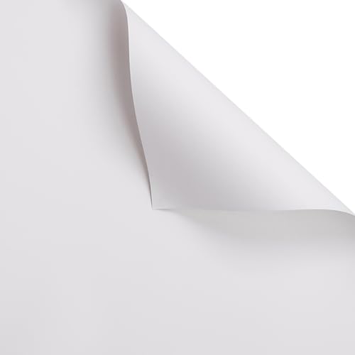 Geschenkpapier für Blumenstrauß, wasserdicht, einfarbig, Blumenpapier, Floristenbedarf, Verpackungspapier, Weiß, 20 Blatt Geschenkpapier für Blumenstrauß, wasserdicht, einfarbig, Blumenpapier, Floristenbedarf, Verpackungspapier, Weiß, 20 Blatt von JIHUOO