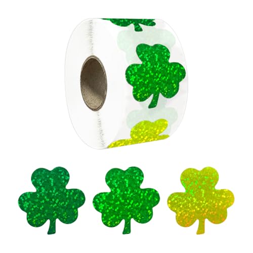 Glitzernde grüne Kleeblatt-Aufkleber, 3,8 cm, 3 Farben, glitzernd, St. Patrick's Day, kleine 3-blättrige Kleeblatt-Aufkleber, irische Scrapbook-Aufkleber, St. Patrick's Day, Lehrer, Glitzernde grüne Kleeblatt-Aufkleber, 3,8 cm, 3 Farben, glitzernd, St. Patrick's Day, kleine 3-blättrige Kleeblatt-Aufkleber, irische Scrapbook-Aufkleber, St. Patrick's Day, Lehrer, von JIHUOO