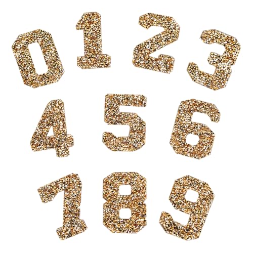 JIHUOO 10 Stück 6 cm Strass Zahlen Patches Kleine Kristall Aufbügler Zahlen Hut Dekorieren Zahlen Applikationen Nähen auf Stoff Patches Glitzer Dekorative Patch Verzierungen für Kleidung Handtasche JIHUOO 10 Stück 6 cm Strass Zahlen Patches Kleine Kristall Aufbügler Zahlen Hut Dekorieren Zahlen Applikationen Nähen auf Stoff Patches Glitzer Dekorative Patch Verzierungen für Kleidung Handtasche von JIHUOO