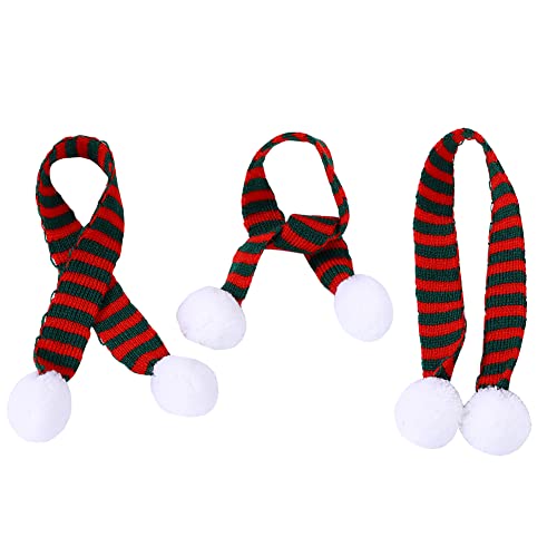 JIHUOO 10 Stücke Mini Weihnachten Schal Puppenschal Rotweinflasche Strickschal Puppe Kleidung Zubehör für Weihnachten Urlaub JIHUOO 10 Stücke Mini Weihnachten Schal Puppenschal Rotweinflasche Strickschal Puppe Kleidung Zubehör für Weihnachten Urlaub von JIHUOO