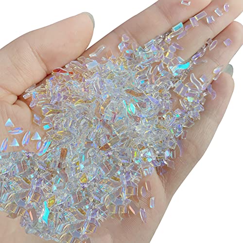 JIHUOO 100 Stück Aurora Nagel Steine Nail Art Strasssteine Anhänger Unregelmäßig Nägel Kristall Nagelkunst Dekoration für Nagelhandwerk JIHUOO 100 Stück Aurora Nagel Steine Nail Art Strasssteine Anhänger Unregelmäßig Nägel Kristall Nagelkunst Dekoration für Nagelhandwerk von JIHUOO