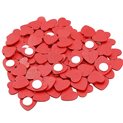 JIHUOO 100 Stücke Holz Selbstklebend Herzen Aufkleber Valentinstag Herz Streudeko Streuteile Dekoration für Hochzeits JIHUOO 100 Stücke Holz Selbstklebend Herzen Aufkleber Valentinstag Herz Streudeko Streuteile Dekoration für Hochzeits von JIHUOO