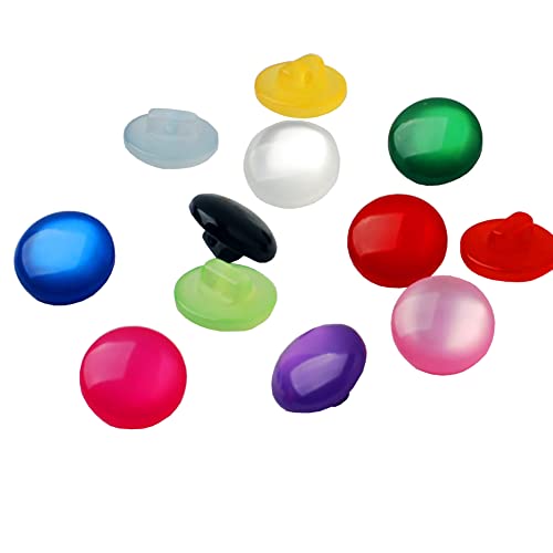 JIHUOO 200 Stück Bunte Harz Kugelknöpfe 1 Loch Nähknöpfe Perlenknöpfe Runde Knöpfe Bastelknöpfe mit Schaft für Nähen Handwerk JIHUOO 200 Stück Bunte Harz Kugelknöpfe 1 Loch Nähknöpfe Perlenknöpfe Runde Knöpfe Bastelknöpfe mit Schaft für Nähen Handwerk von JIHUOO