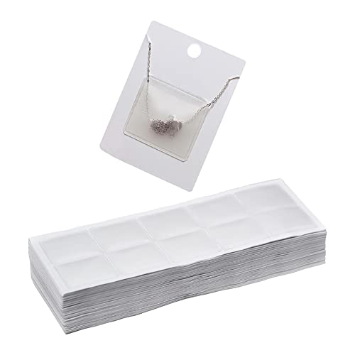 JIHUOO 200 Stück Selbstklebende Kettentaschen für Halsketten Karteikartentaschen Ketten Klebebeutel Schmuckbeutel Verpackungsketten Taschen JIHUOO 200 Stück Selbstklebende Kettentaschen für Halsketten Karteikartentaschen Ketten Klebebeutel Schmuckbeutel Verpackungsketten Taschen von JIHUOO