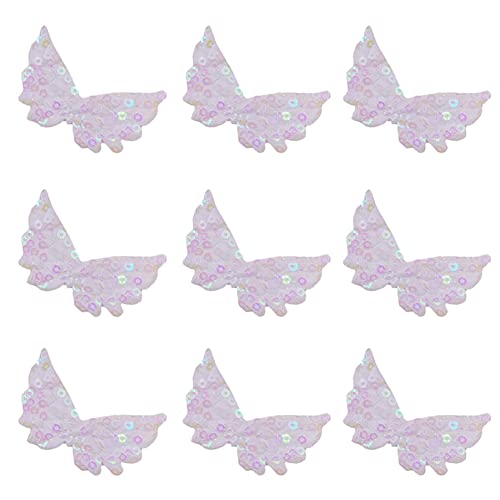 JIHUOO 30 Stück Kleine Engelsflügel zum Basteln Pailletten Flügel Patches Kleidung Applique Rucksack Aufnäher für Kleidungsstück Aufnähen Weiß JIHUOO 30 Stück Kleine Engelsflügel zum Basteln Pailletten Flügel Patches Kleidung Applique Rucksack Aufnäher für Kleidungsstück Aufnähen Weiß von JIHUOO
