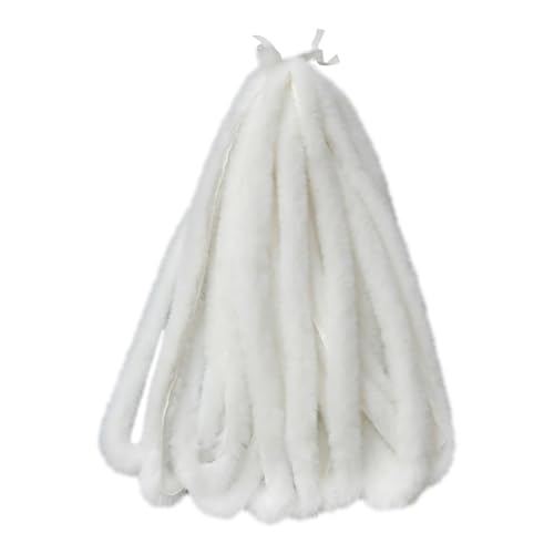 JIHUOO ZSN2645W (5) Weihnachtsband aus Kunstfell, flauschiges Band, Stoffgirlande, Nähbesatz, Urlaubsband, Girlande, Hochzeit, Party, Dekorationen, Weiß, 5 cm breit JIHUOO ZSN2645W (5) Weihnachtsband aus Kunstfell, flauschiges Band, Stoffgirlande, Nähbesatz, Urlaubsband, Girlande, Hochzeit, Party, Dekorationen, Weiß, 5 cm breit von JIHUOO