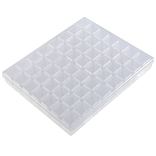 JIHUOO 56 Fächer Klar Kunststoff Dosen Sortimentskästen Sortimentsbox Sortierkasten Sortierbox Diamant Aufbewahrungsbox JIHUOO 56 Fächer Klar Kunststoff Dosen Sortimentskästen Sortimentsbox Sortierkasten Sortierbox Diamant Aufbewahrungsbox von JIHUOO