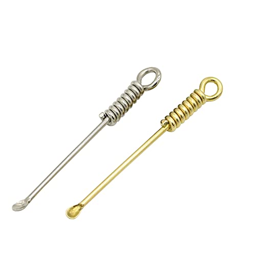 JIHUOO 8 Stück Metall Schnupflöffel Mini Schaufel Löffel Charms Anhänger JIHUOO 8 Stück Metall Schnupflöffel Mini Schaufel Löffel Charms Anhänger von JIHUOO