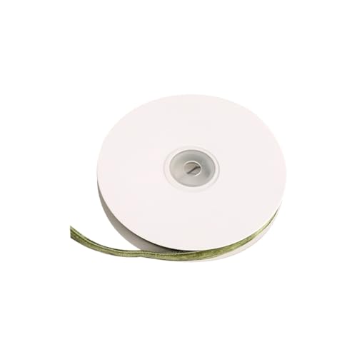 JIHUOO 9 mm x 9 Meter dünnes Samtband Rolle Vintage Geschenkpapier Band Ornament Hängende Schleife Kranz Herstellung Bänder Rustikales Stoffband Handgefertigtes Bastelband Grün JIHUOO 9 mm x 9 Meter dünnes Samtband Rolle Vintage Geschenkpapier Band Ornament Hängende Schleife Kranz Herstellung Bänder Rustikales Stoffband Handgefertigtes Bastelband Grün von JIHUOO