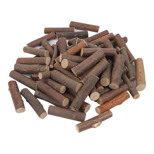 JIHUOO Ca. 80 Stück 5 cm Mini-Holzscheite, kleine Holzzweige, dekorative Holzstäbe, Holzstämme, Mittelstücke, Bauernhaus, Tischdekoration, rustikale Heimdekoration JIHUOO Ca. 80 Stück 5 cm Mini-Holzscheite, kleine Holzzweige, dekorative Holzstäbe, Holzstämme, Mittelstücke, Bauernhaus, Tischdekoration, rustikale Heimdekoration von JIHUOO