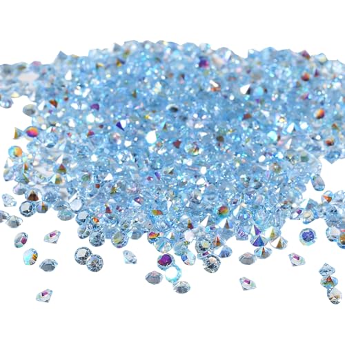 Tisch-Konfetti, Strasssteine, Tisch-Konfetti, Strasssteine, Tischdekoration, Tischdekoration, Tischdekoration, Strass, Vasenfüller, Edelstein, Brautparty, Tischdekoration, Blau, ca. 14.000 Stück, 3 mm Tisch-Konfetti, Strasssteine, Tisch-Konfetti, Strasssteine, Tischdekoration, Tischdekoration, Tischdekoration, Strass, Vasenfüller, Edelstein, Brautparty, Tischdekoration, Blau, ca. 14.000 Stück, 3 mm von JIHUOO