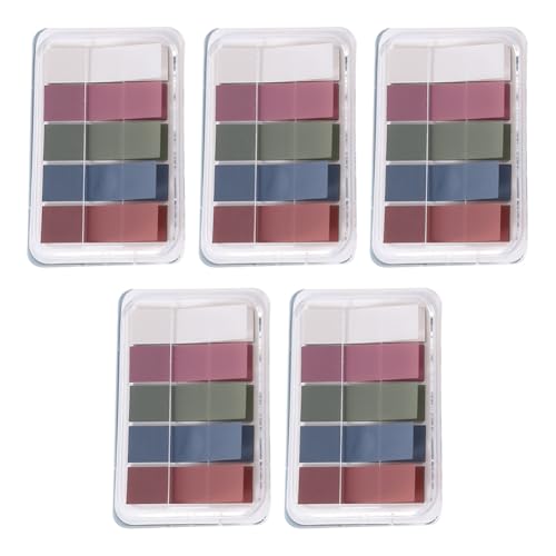 Transparente Haftnotizen, Flaggen, bunte Seitenmarkierungen, Pastellbuch, Anmerkungen, Registerkarten, Aufkleber, selbstklebende Papier-Tabs, Notizbuch, Markierungs-Tabs mit Hülle, 500 Stück Transparente Haftnotizen, Flaggen, bunte Seitenmarkierungen, Pastellbuch, Anmerkungen, Registerkarten, Aufkleber, selbstklebende Papier-Tabs, Notizbuch, Markierungs-Tabs mit Hülle, 500 Stück von JIHUOO