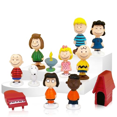 12 Stück Tortendeko Spielzeug, Kuchen Deko Cartoon Kindergeburtstag, Kuchendekoration Kinder, Sn-oopy Figur Set, Kinder Geburtstag Party Torte Deko Supplies 12 Stück Tortendeko Spielzeug, Kuchen Deko Cartoon Kindergeburtstag, Kuchendekoration Kinder, Sn-oopy Figur Set, Kinder Geburtstag Party Torte Deko Supplies von JIIENO