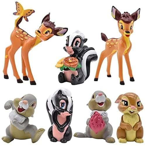 Cake Topper Minitiere Eichhörnchen Figur Kaninchen Dekofigur Geburtstag Cake Topper Garten Micro Landschaft Ornament Neujahr Ostern Geburtstag Party Cupcake Tischdeko Teichdeko 7PCS Cake Topper Minitiere Eichhörnchen Figur Kaninchen Dekofigur Geburtstag Cake Topper Garten Micro Landschaft Ornament Neujahr Ostern Geburtstag Party Cupcake Tischdeko Teichdeko 7PCS von JIIENO