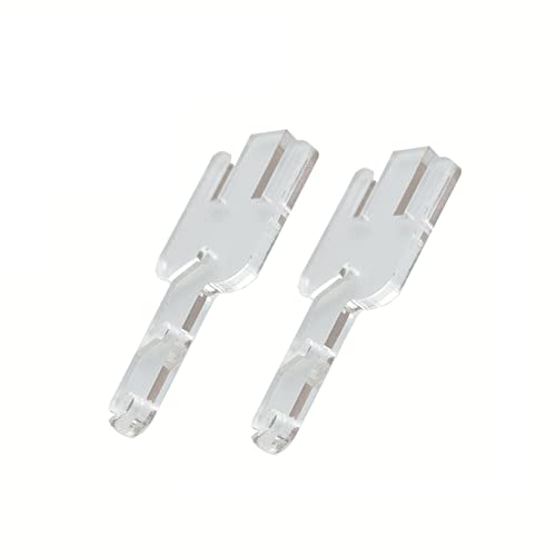 JILINWEI 2 x Addi Strickmaschinen-Spanner-Zubehör, abnehmbare Garnspanner-Adapter mit reißbarem Kraftpapier, Spannstangen für Addi King und Addi Express-Strickmaschinen, transparent JILINWEI 2 x Addi Strickmaschinen-Spanner-Zubehör, abnehmbare Garnspanner-Adapter mit reißbarem Kraftpapier, Spannstangen für Addi King und Addi Express-Strickmaschinen, transparent von JILINWEI